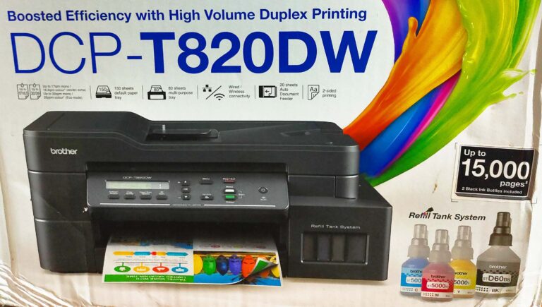 Brother DCP-T820W Review- A Perfect Duplex Printer